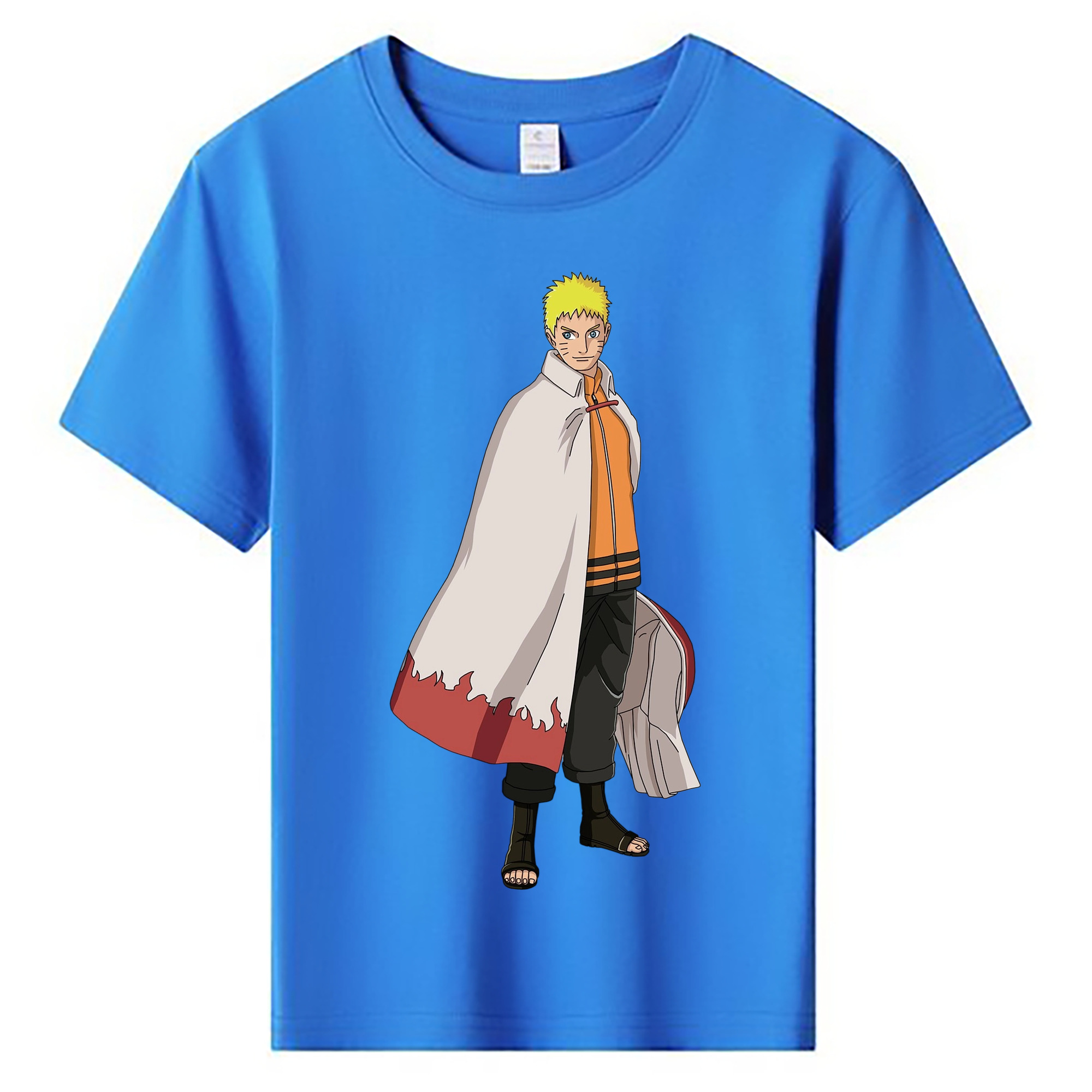 （画像用） NARUTO -ナルト- うずまき ナルト Uzumaki Naruto 綿100％キッズTシャツ（フロントプリント）